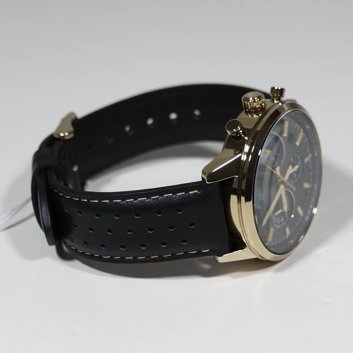 Casio Edifice Gold Tone Green Dial Men's Chronograph Watch EFR