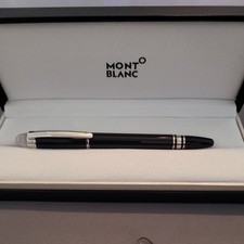 MONTBLANC STARWALKER MIDNIGHT BLACK PLATINUM -Rollerball PEN-BOX (Meisterstuck)