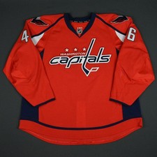 2015-16 Michael Latta Washington Capitals Game Used Worn NHL Hockey Jersey