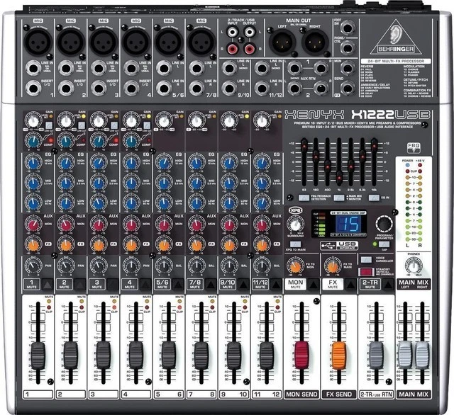 Behringer X1222USB - 16-Kanal Mischpult mit XENYX Vorverstärkern - Bild 4 von 4