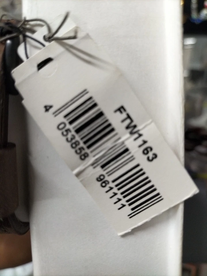 FOSSIL HYBRID SMART, FTW1163 BLACK DIAL WITH BROWN LEATHER STRAPS,  - Image 4 of 4