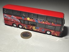 NR351 Herpa Kässbohrer Setra S 228 DT Bus Doppeldecker mit Preiser Figuren DD H0