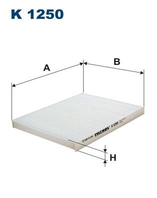 Filtron Filter, Innenraumluft K 1250 FüR KIA Hyundai-image