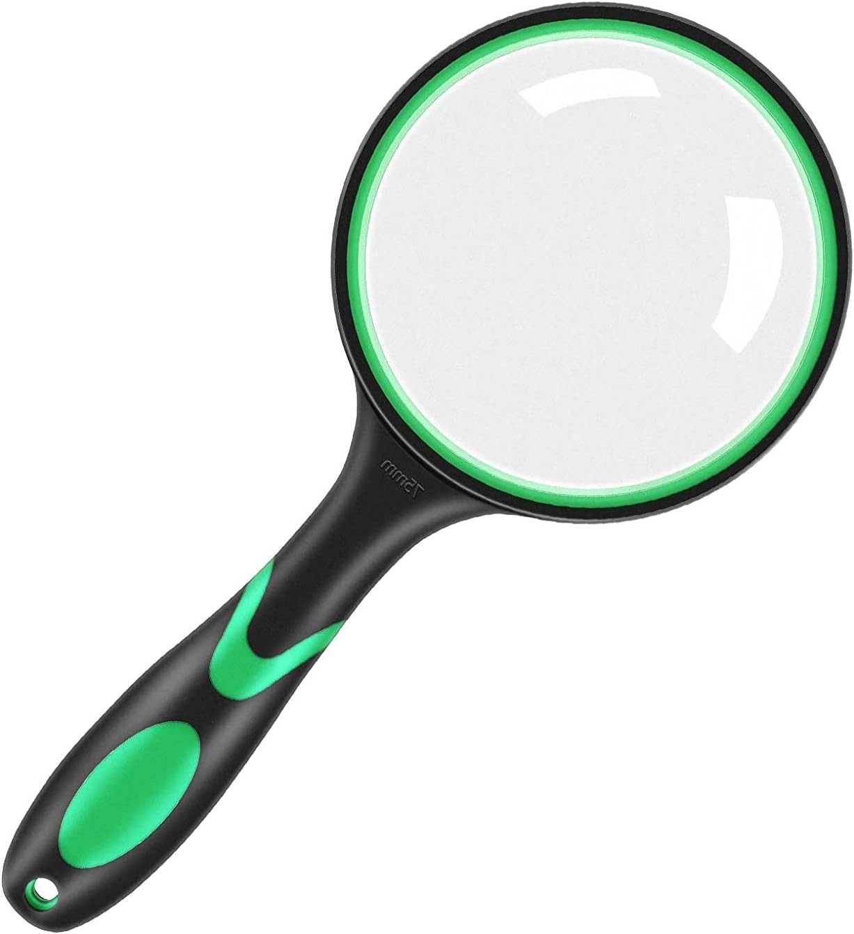 Magnifying Glass, 10X Handheld Reading Magnifier 75mm Magnifying Lens with Non-