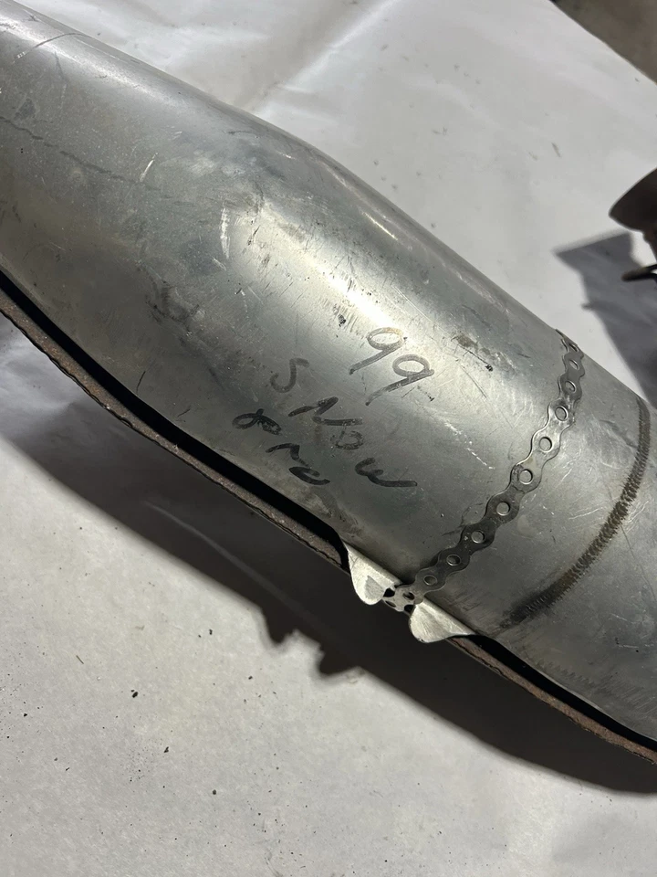 99 1999 Arctic Cat Zr 440 Sno Pro OEM Expansion Chamber Exhaust Pipe 0712-362 - Image 4 of 4