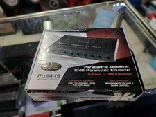 Power Acoustik PWM-19 Pre Amp Car Audio Equalizer w/ Sub Gain Control