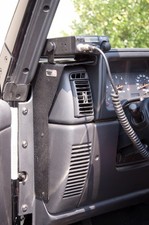 Rugged Ridge Cb Radio Dash Mount Fits 97-06 Jeep Tj Lj Jeep Wrangler