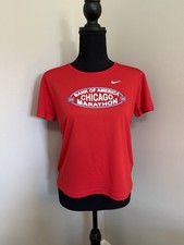 Nike Red Chicago 2025 Marathon Womens Short-S...