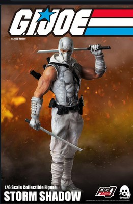 ThreeZero x Hasbro GI Joe Storm Shadow 1/6 Scale Figure   NEW Sealed 12  Collect