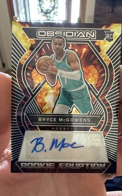 2022-23 Panini Obsidian - Rookie Eruption Autographs Bryce McGowens #RE-MCB /149
