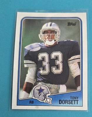 1988 Topps #262 Tony Dorsett Dallas Cowboys FOOTBALL Card 5E