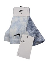 2 Pair Nike Dri-Fit Crew Socks Mens Size 8-12 Swoosh Logo NEW DM3407-911