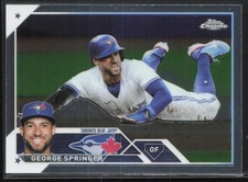 George Springer 2023 Topps Chrome: #134 Toronto Blue Jays