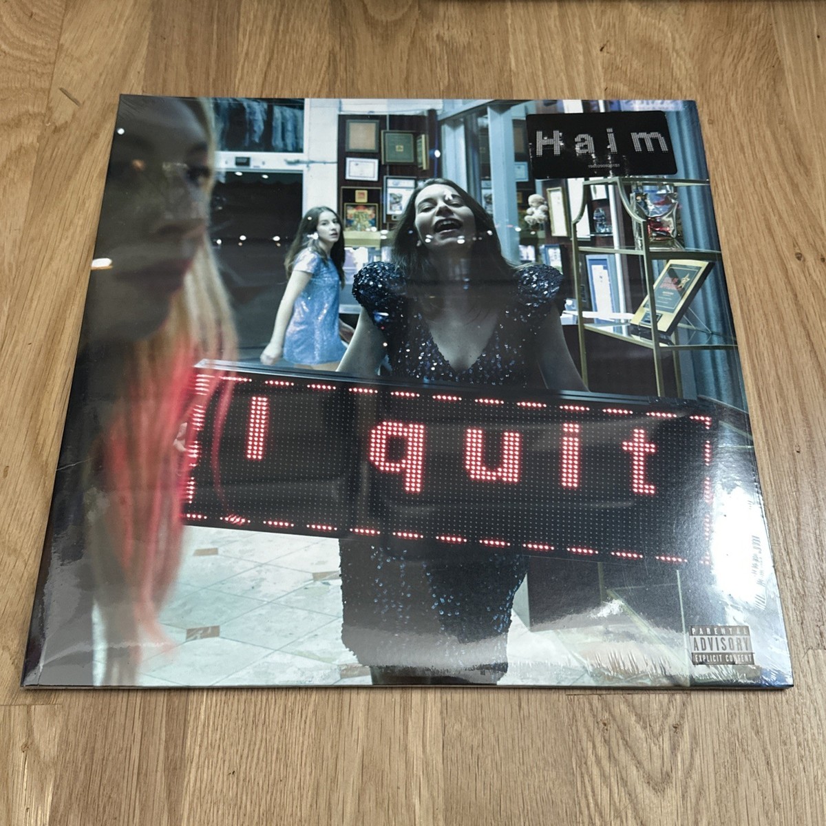 Haim SIGNED “I Quit” 2LP Vinyl Spotify Fans First Auto