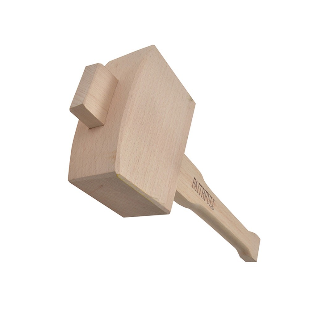 Faithfull Brown Wooden Carpenters Mallet - Image 4