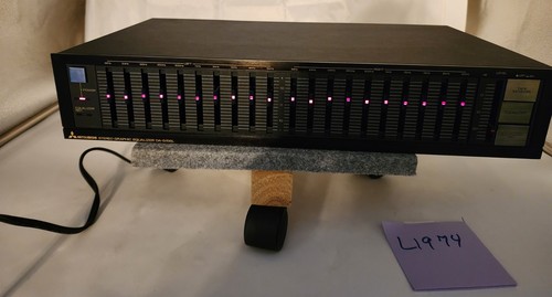 Mitsubishi DA-G156L 10-Band Stereo Graphic Equalizer Vintage Tested Works - Picture 4 of 15