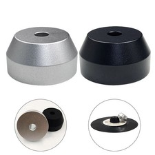 Record Adapter 45 RPM Accessories Adapter Black Silver Center Coverter