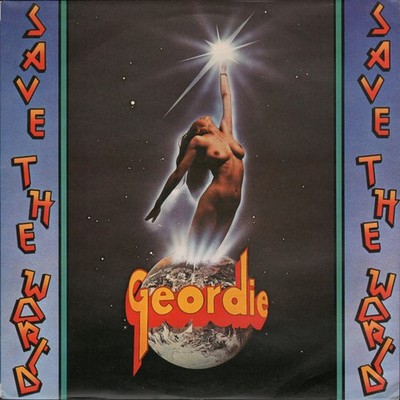 Geordie - Save The World *RARE* OG 1976 UK Press (NM or M-) LP EMC 3134, 0C 062