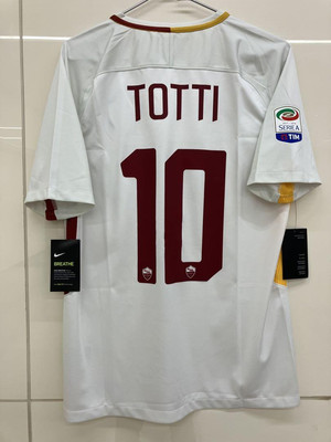 NIKE ASローマ 17-18 #10 トッティ 引退記念 ユニフォーム Amazon.co.jp: 10番トッティ引退試合引退記念ユニフォームです