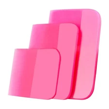 3PCS Car TPU Rubber Squeegee Vinyl Wrap Tool Kit Auto Wraps Anti-Scratch