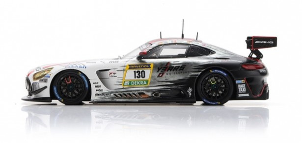Décoration de bureau Mercedes-AMG GT3 130 Spark réplique de course pour bureau