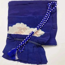 7441 Japanese Kimono Accessory Obiage and Obijime 2-piece Set Silk Shibori