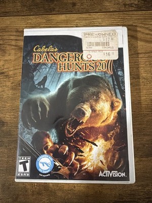 Cabelas Dangerous Hunts 2011 CIB Tested- Nintendo Wii