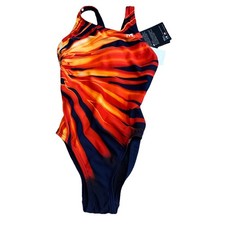 NWT TYR DURAFAST Girls Lite MAXFIT One Piece Competitive Swim Suit Size 24