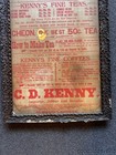 Antique C.D. Kenny Co. Advertising Coffee / Tea Framed Poster Circa 1910 — photo 4