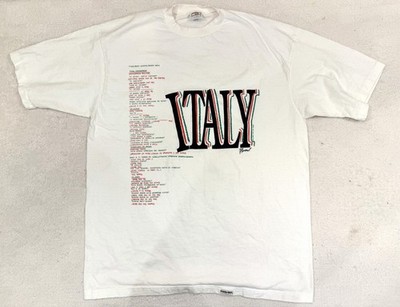ITALY T Shirt XL Ciao/Buon giorno/Buona sera