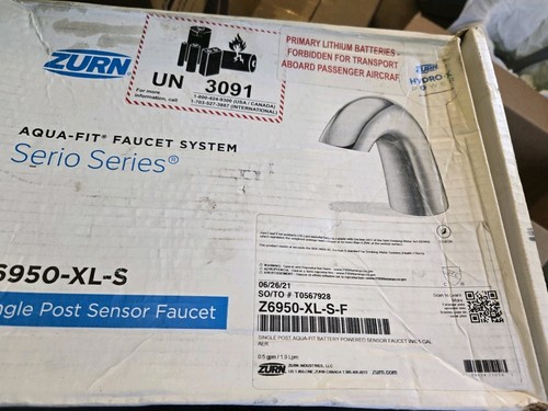 Zurn Z6950-xl-s Hydro X Power Series Single Post Sensor Faucet Open Box Chrome - Picture 7 of 9