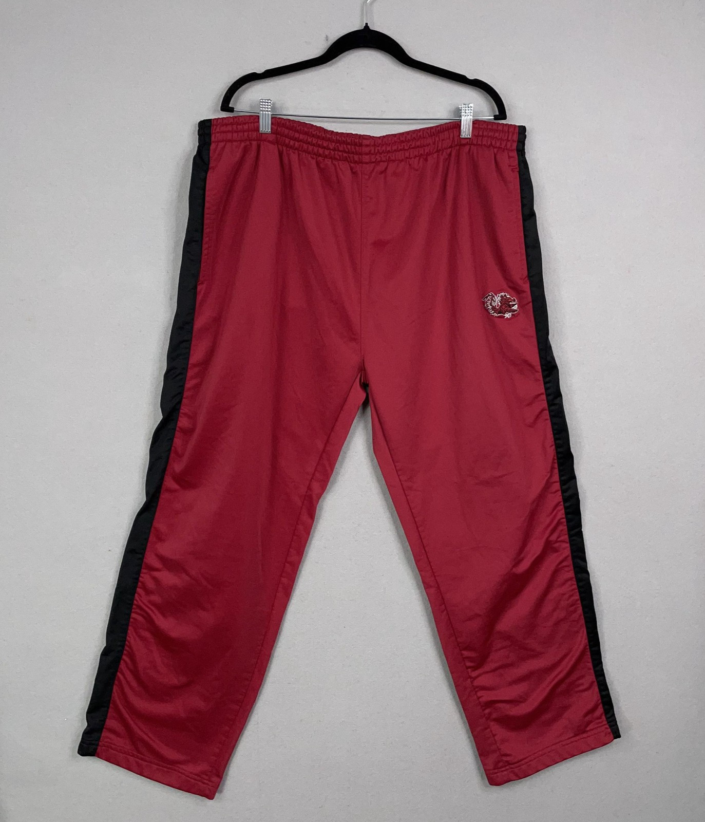 South Carolina Gamecocks Pants Mens 2XL Red Black NCAA Football Warm Up
