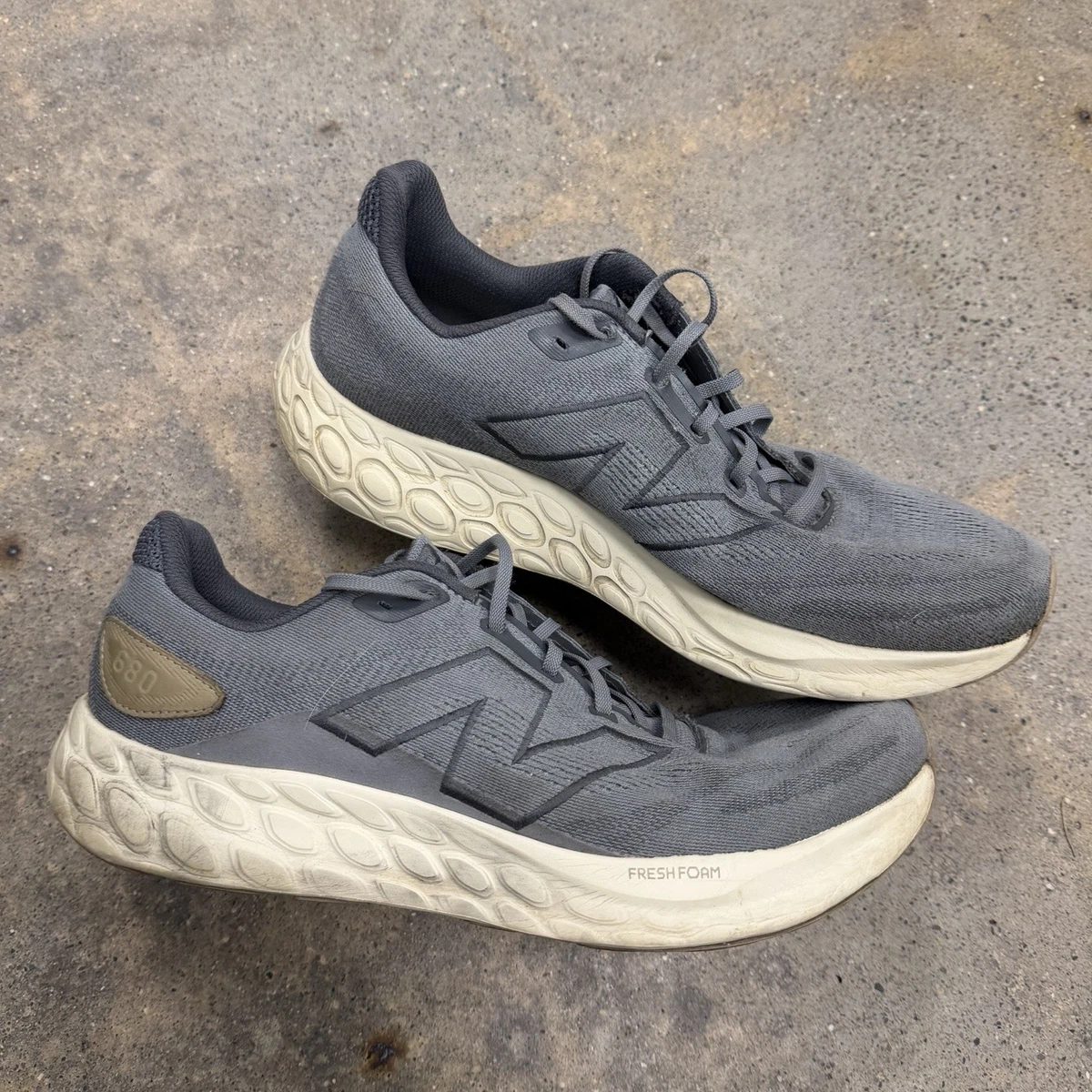 New Balance Fresh Foam X 680v8 Gray Running Trainer Shoes Men’s 12 D M680RY8 New Balance Fresh Foam 680 v8 M680RY8 – Next Step Athletics main image 2