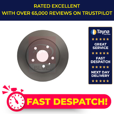 2x Brake Discs Pair Solid fits CHEVROLET CRUZE 1.8 Rear 2009 on 268mm Set New