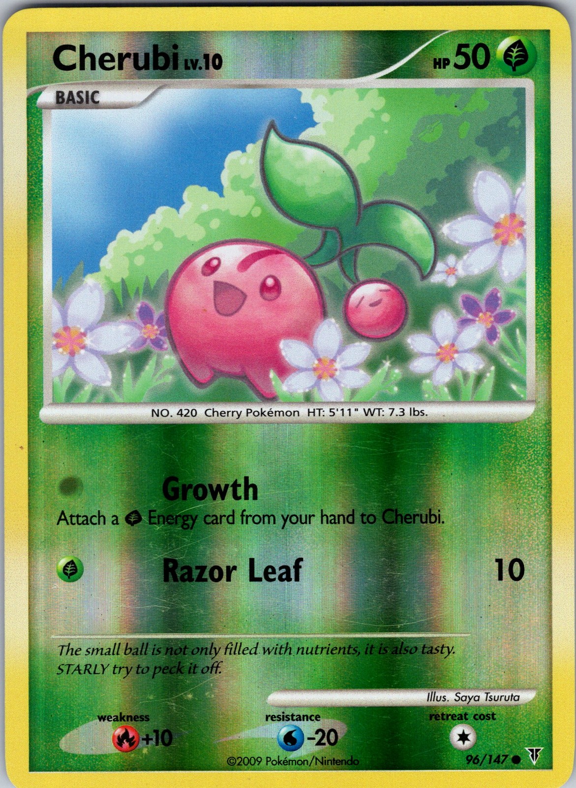 Cherubi 96 Supreme Victors Pokemon TCG LP Reverse Holo