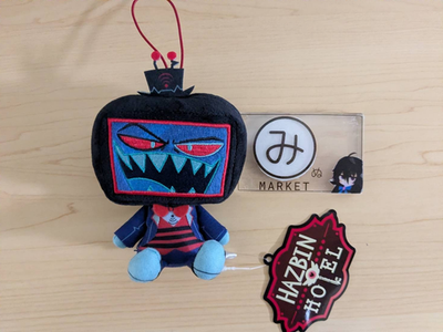 Hazbin Hotel Sitting Plush Mascot Vox 10cm Round One Limited 2026