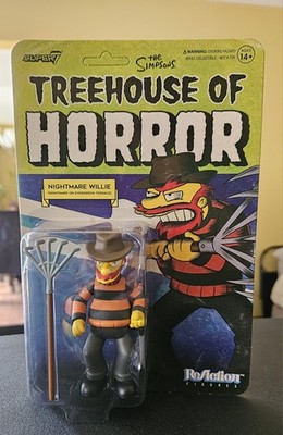The Simpsons Super 7 ReAction Figure Nightmare Willie THOH