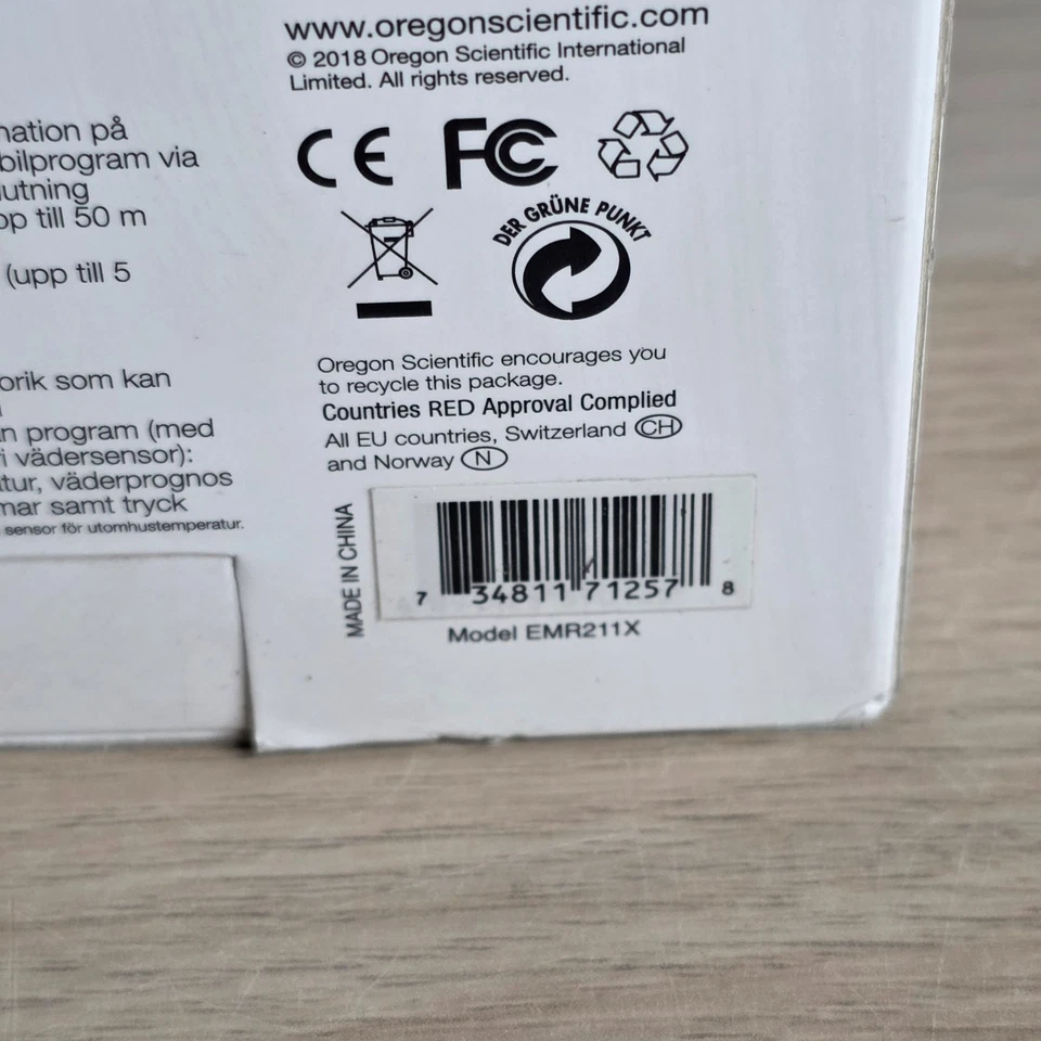 NEW Oregon Weather@Home Thermo Bluetooth Enabled Thermometer EMR211x Ice Alert - Image 4 of 4