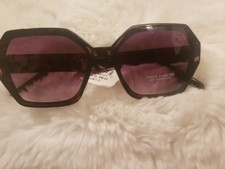 NWT 65 Vince Camuto Women's Geometric Sunglasses Tortoise/Brown lens VC1192 TS