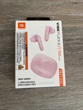 JBL Vibe Flex 2 Earbuds – Pink – Brand New Factory Sealed – Free Shipping