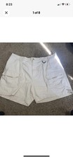 Columbia PFG Men's Size XXL Board Shorts/ Fishing Shorts Omni-Shade Light Cream