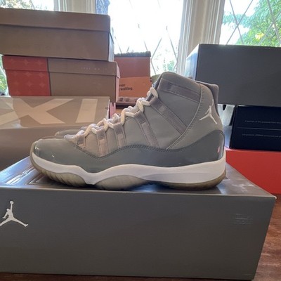 Men's Nike Air Jordan 11 Retro 2010 Cool Grey Gray/White Sz. 8.5