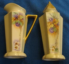 Unusual Procelain Berry/Fruit Set - for Cream and Sugar