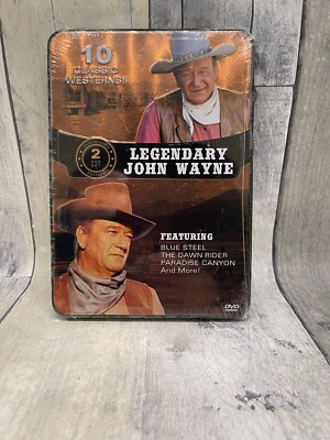 10 Classic westerns Legendary John Wayne DVD, 2012, 2-Disc Set, Tin ...