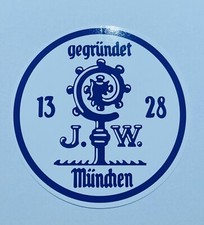  Augustiner Bräu München Aufkleber Sticker 1328 9,5cm Durchmesser Neu