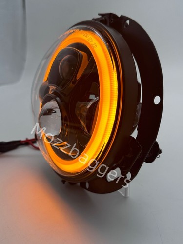For 06-13 CVO Ultra Classic Electra Glide FLHTCUSE 7"LED Headlight 4.5" Fog Lamp - Picture 9 of 13