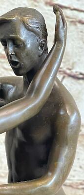 FONTE BRONZE SCULPTURE De Un Kissing Couple Art Contemporain Pièce Par