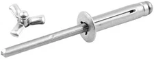 Allstar Performance 18184 | Sm Hd Rivet 250Pk Silver Flange Type Alum Mandrel