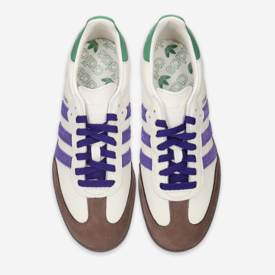 Adidas Women's Samba OG Shoes 'White/Purple' - ID8349