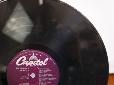 Louisiana's Le Roux 1978 LP Capitol Records SW-11734 Orig Inner